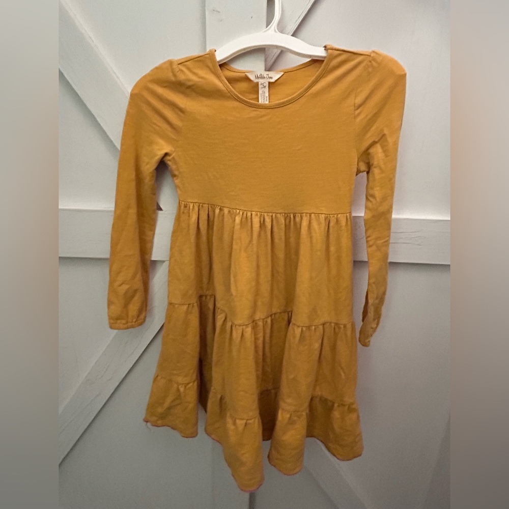 Matilda Jane Yellow Ruffled Long Sleeve Sundress